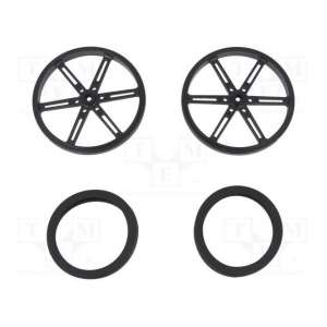 WHEEL FOR STANDARD SERVO SPLINES 90×10MM POLOLU