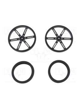 wheel for standard servo splines 90×10mm-pololu