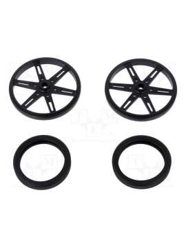wheel for standard servo splines 70×8mm-pololu