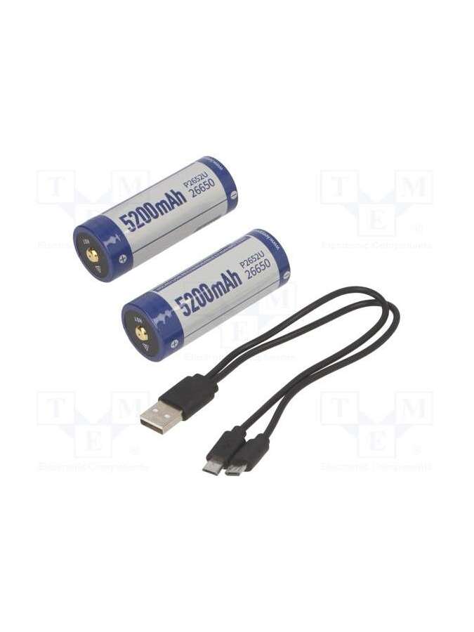icr26650-520pcm usb-keeppower