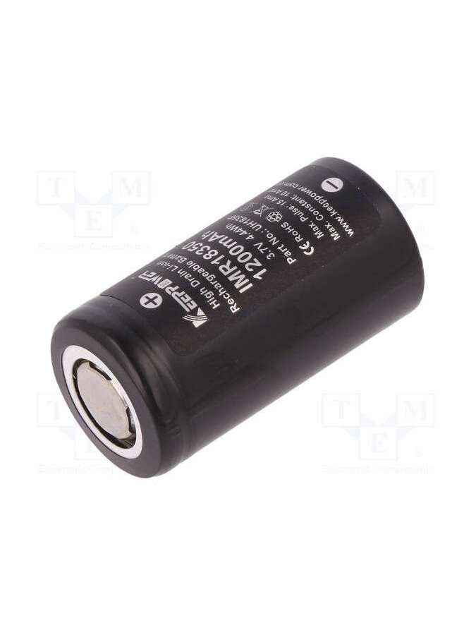imr18350 high drain 1200mah-keeppower