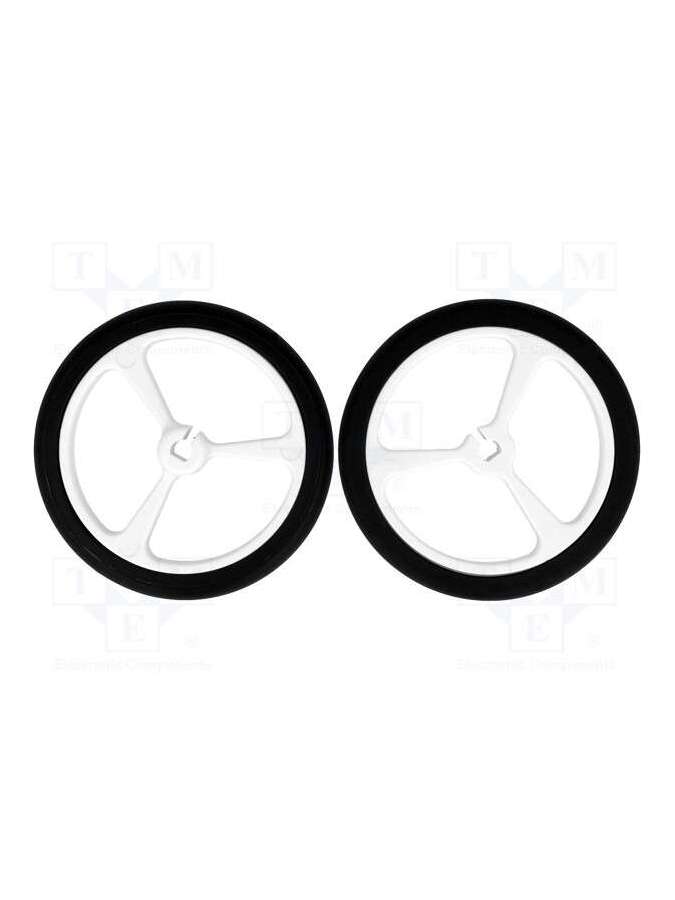 pololu wheel 40ø7mm - white-pololu