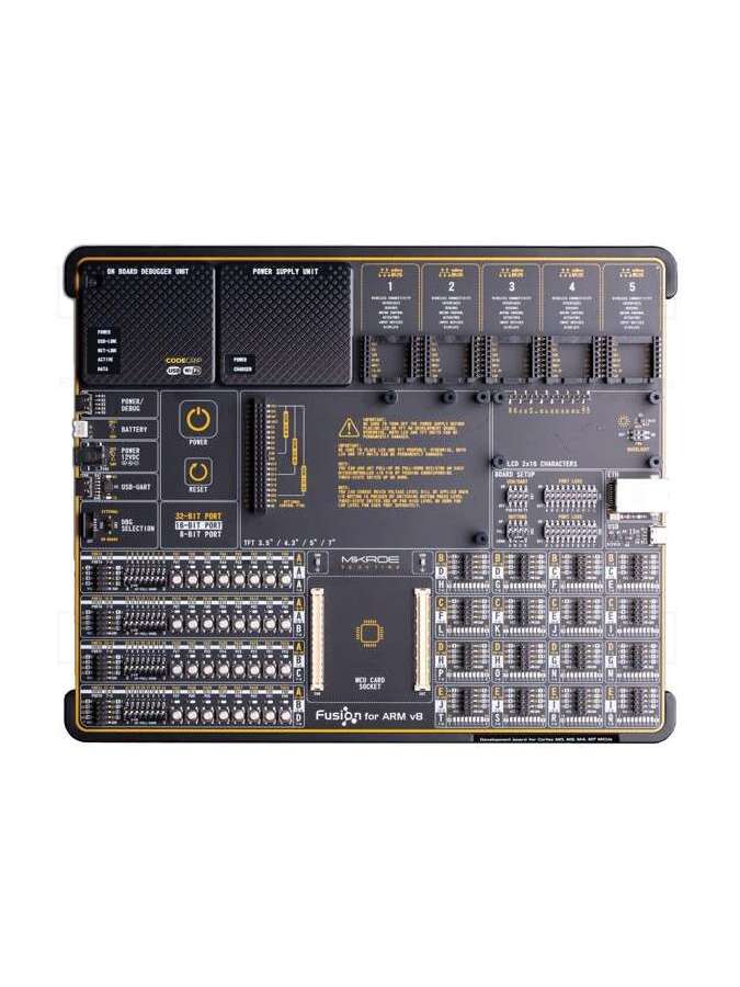 fusion for arm v8 stm32f407zg-mikroe