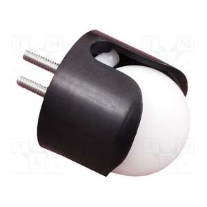 BALL CASTER WITH 3/4" PLASTIC BALL POLOLU