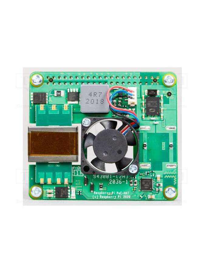 poe+ hat (r2)-raspberry pi