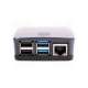 rpi official case for pi4 (black/grey)-raspberry pi