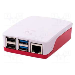 OFFICIAL RPI CASE FOR PI4 (RED/WHITE) RASPBERRY PI