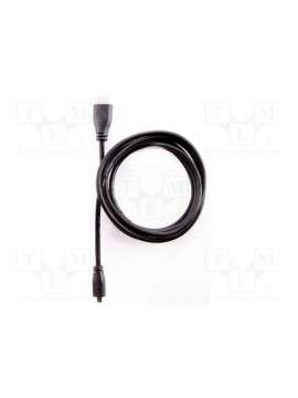 micro-hdmi/m to hdmi-a/m cable 2m, black-raspberry pi