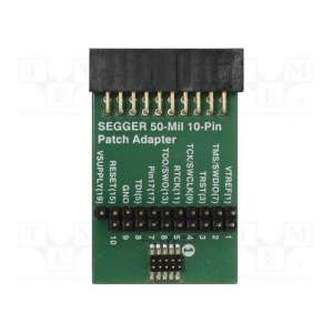 8.06.28 50-MIL 10-PIN PATCH ADAPTER SEGGER MICROCONTROLLER