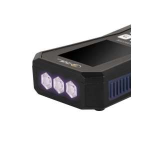Medidor de revoluciones UV 3 LED UVA alta potencia, intensidad destello de 317 µW/cm2 PCE-LES 103UV-385
