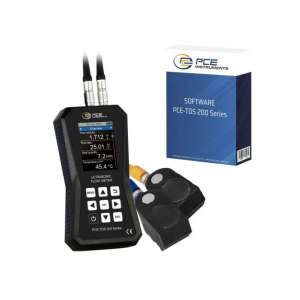 Ultrasonic flowmeter PCE-TDS 200 M-SW-KIT software included