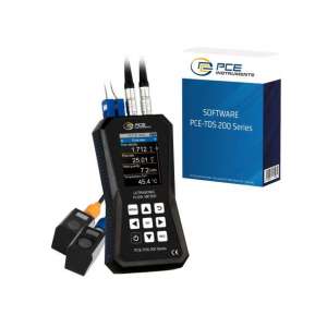 Ultrasonic flowmeter PCE-TDS 200+ S-SW-KIT software included
