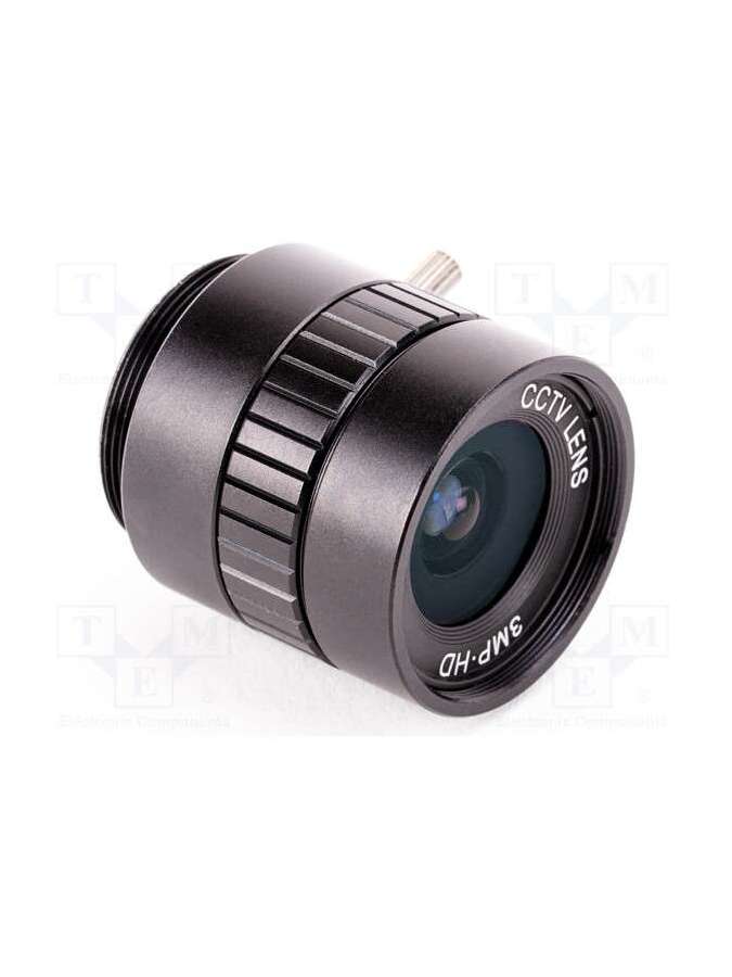 pt361060m3mp12 6mm 3mp lens (cs-mount)-raspberry pi