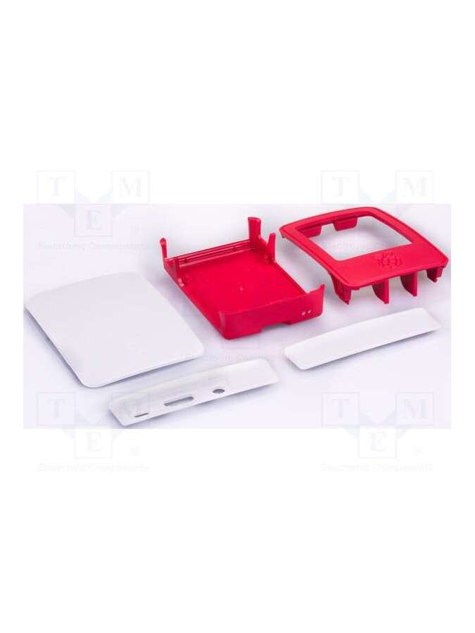 rpi official case v2 for pi 3(red/white)-raspberry pi