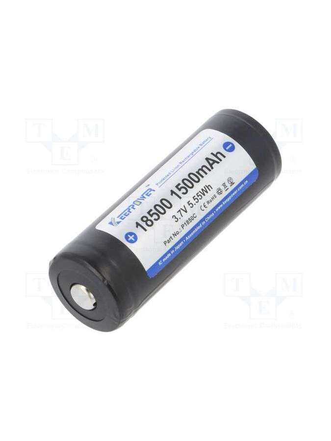 icr18500-150pcm 1500mah protected-keeppower