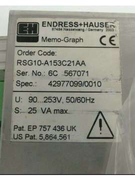 rsg10-a153c21aa-ref-endress+hauser