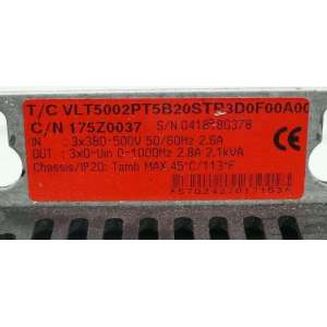 VLT5002PT5B20STR3D0F00A00 DANFOSS USED