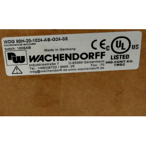 WDG 80H WACHENDORFF