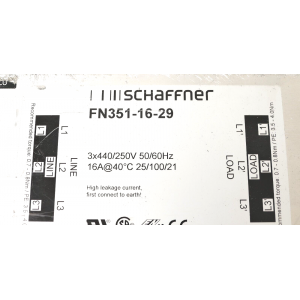 FN351-16-29 SCHAFFNER USADO