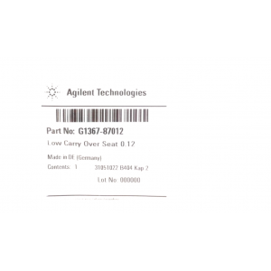 G1367-87012 AGILENT TECHNOLOGIES