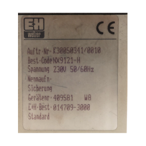 014709-3000 ENDRESS+HAUSER USED