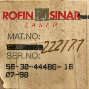 222/71 COHERENT ROFIN SINAR
