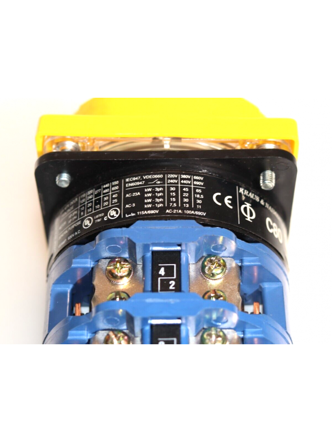100a/600vac-kraus & naimer