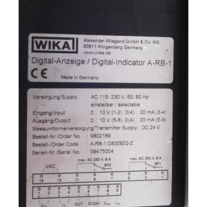 9802169 WIKA USED