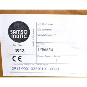 3913-0001 SAMSOMATIC