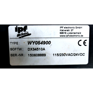 WY054900 IPF ELECTRONIC