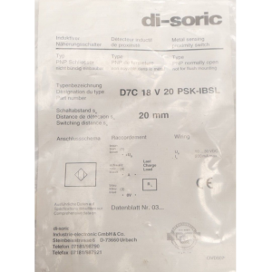 PSK-IBSL DI-SORIC