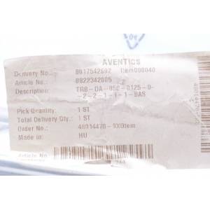 0822342005 AVENTICS