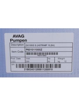 dx100/2g-avag pumpen