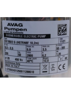 dx100/2g-avag pumpen