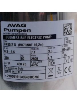 dx80/2g-avag pumpen