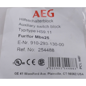 910-293-130-00 AEG