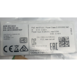 0750-501-03 AXIS
