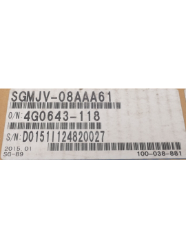 sgmjv-08aaa61-yaskawa electric