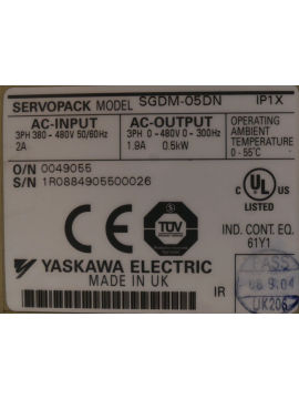 sgdm-05dn-ref-yaskawa electric