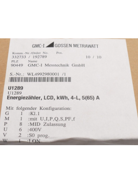 192789-gossen metrawatt