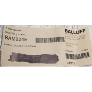 BAM MC-XA-024-D12 BALLUFF