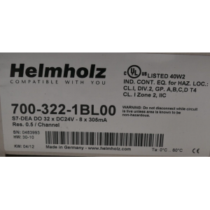 700-322-1BL00 HELMHOLZ