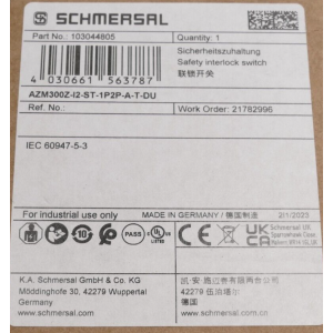 103044805 SCHMERSAL