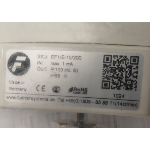 EF1/E-10/200 FüHLERSYSTEME