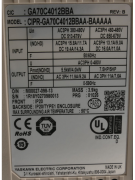 cipr-ga70c4012bbaa-baaaaa-yaskawa electric