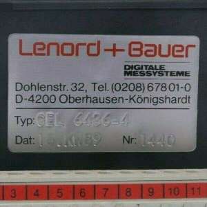 GEL 6436-4 LENORD+BAUER USED