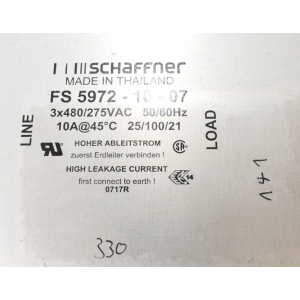 5972-10-07 SCHAFFNER USADO