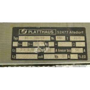 308/50 PLATTHAUS USED