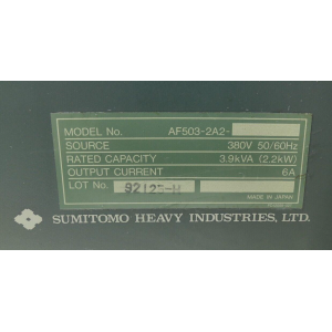 AF503-2A2 SUMITOMO USED