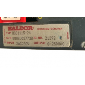 21392 BALDOR USED